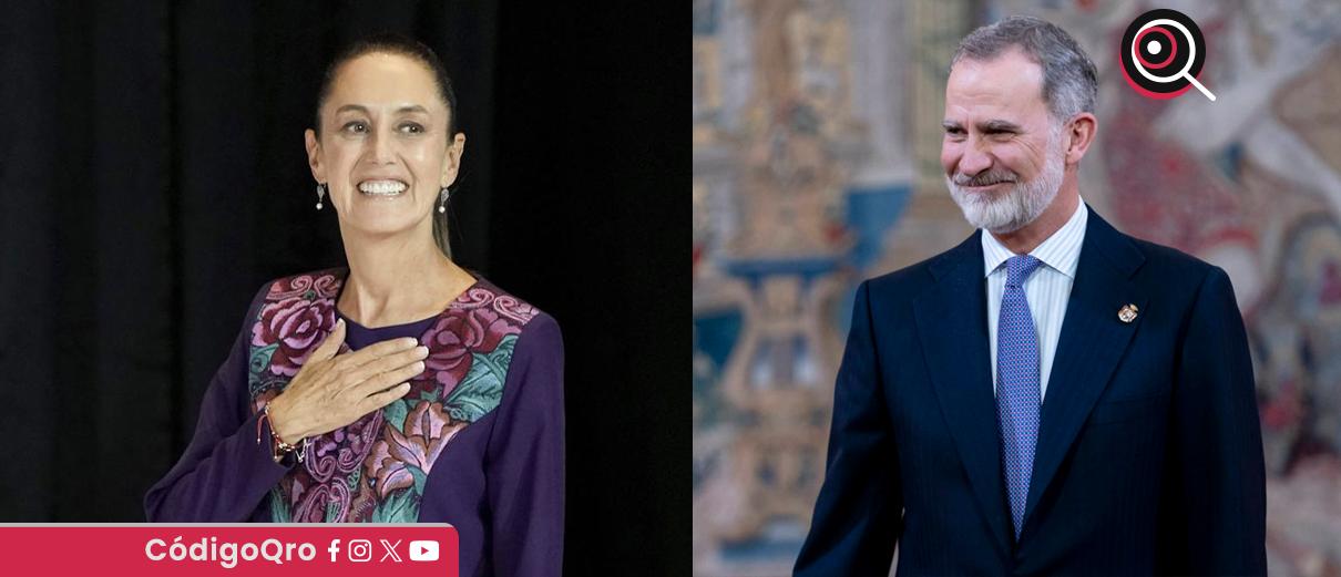 Sheinbaum invita al rey Felipe VI a asistir al Mundial 2026