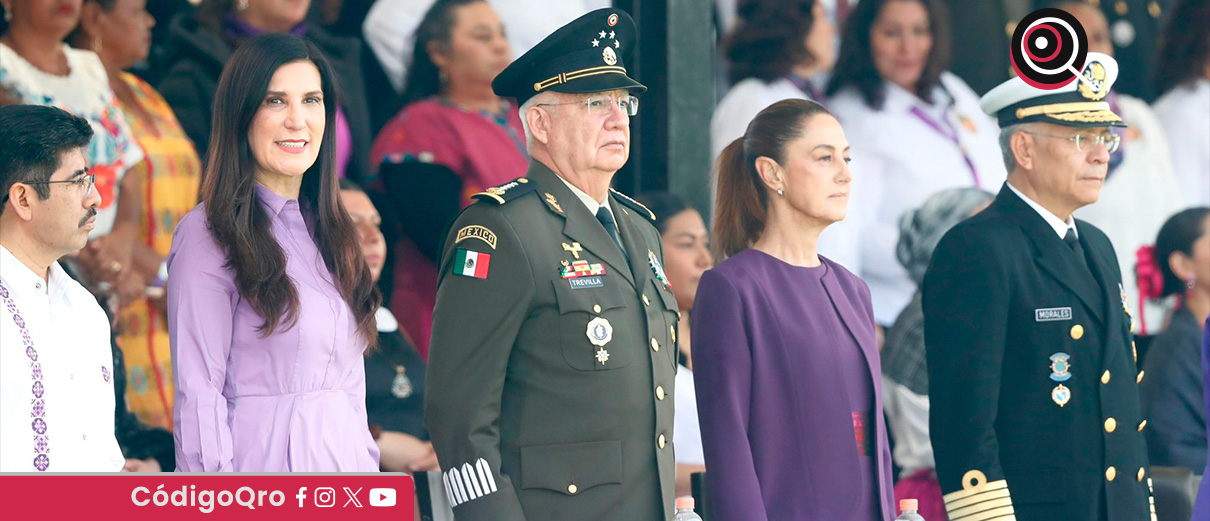 Sheinbaum reconoce trabajo de las mujeres en las Fuerzas Armadas