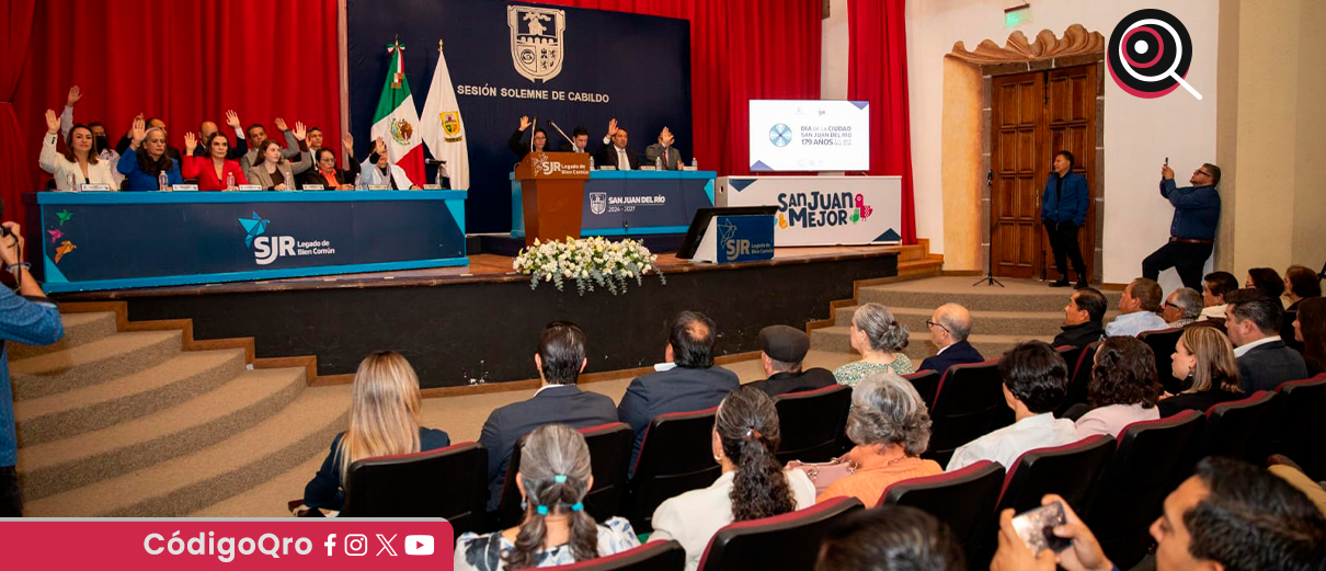 sesión, Aniversario 179, ciudad, SJR,