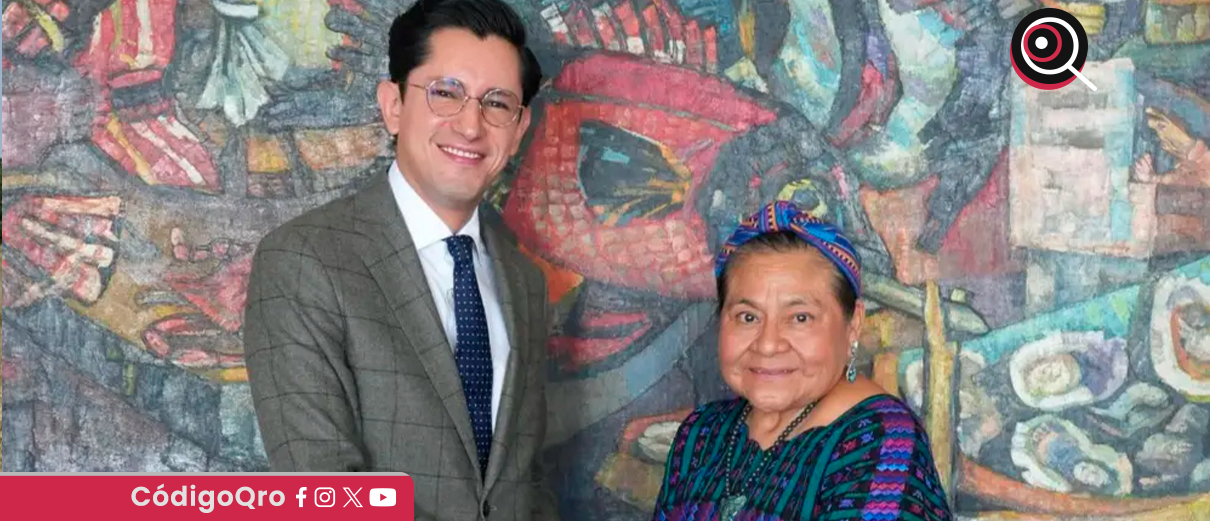 SRE, Rigoberta Menchú, consejera gubernamental,