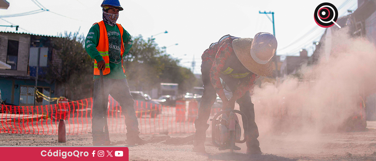 avances, obra, socavón, Blvd. de las Américas,