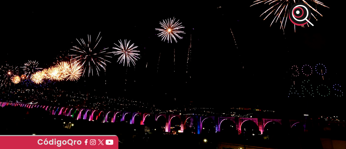 pirotecnia en aniversario de Los Arcos