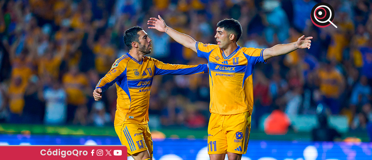 Tigres dominó 4-1 a las Chivas en el Volcán Universitario