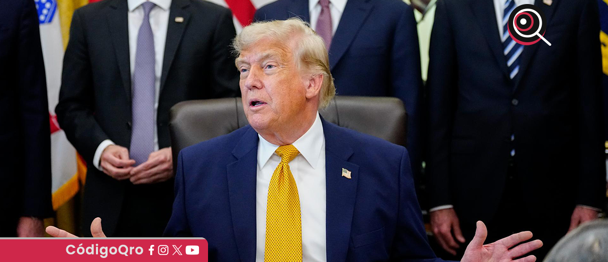 El presidente de Estados Unidos, Donald Trump, insistió que mantiene bajo control el estrecho de Ormuz