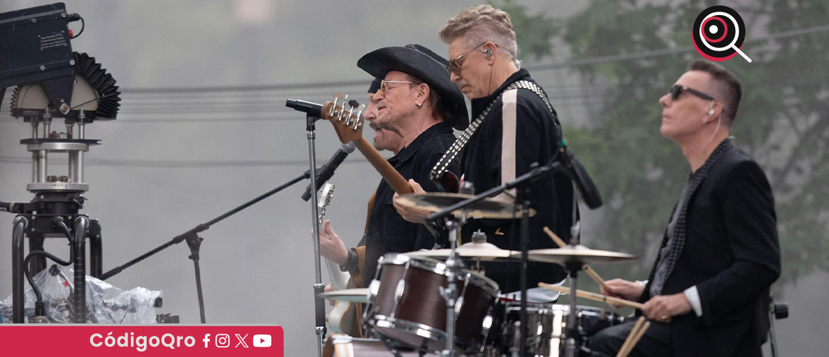 U2, música, CDMX, Plaza de Santo Domingo, Bono,