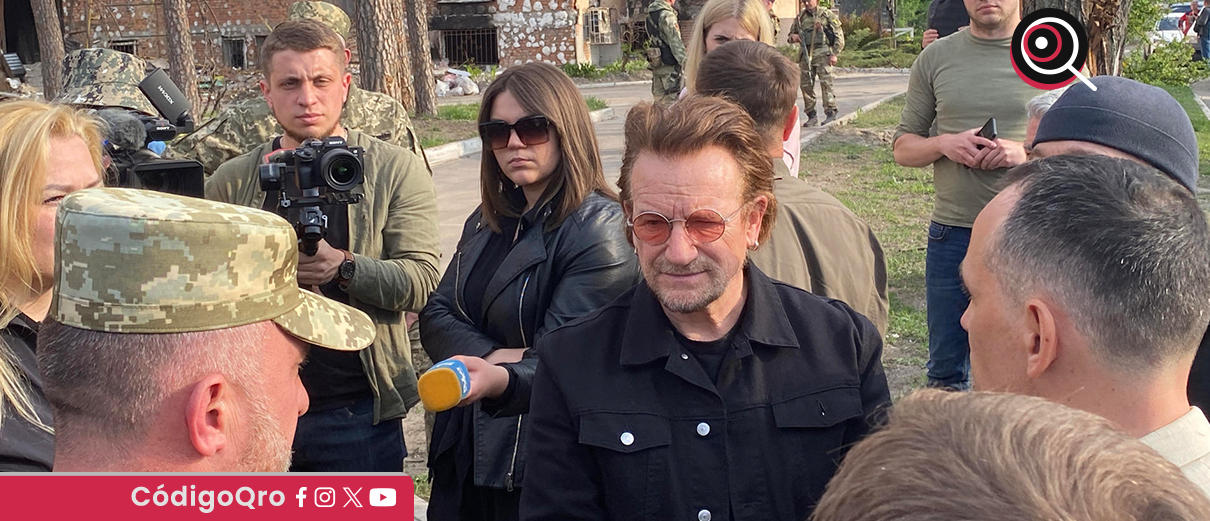U2 lanzó un cortometraje a 4 años de la guerra en Ucrania