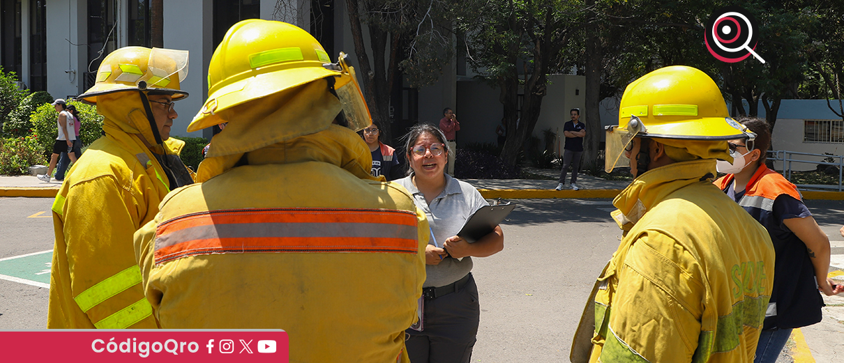 La UAQ se sumó a las actividades preventivas del Primer Simulacro Nacional 2026