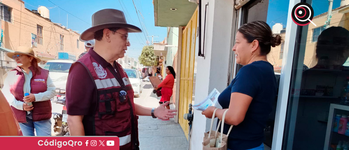El diputado local Ulises Gómez de la Rosa visitó la comunidad de Buenavista