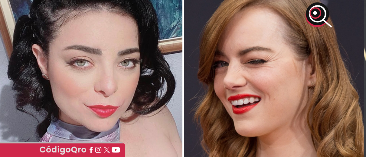 Violeta Isfel y Emma Stone