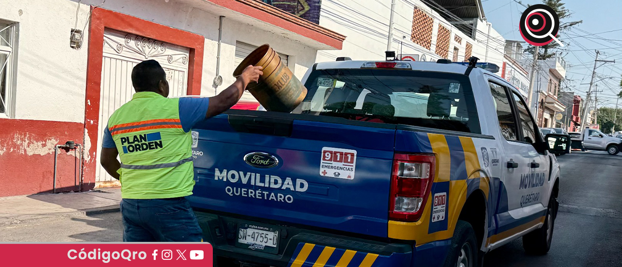 retiran, 2 mil 155 objetos, movilidad, vía pública, Querétaro,