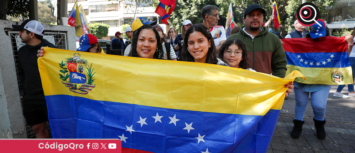 En Ciudad de México, cientos de venezolanos celebran caída de Nicolás Maduro