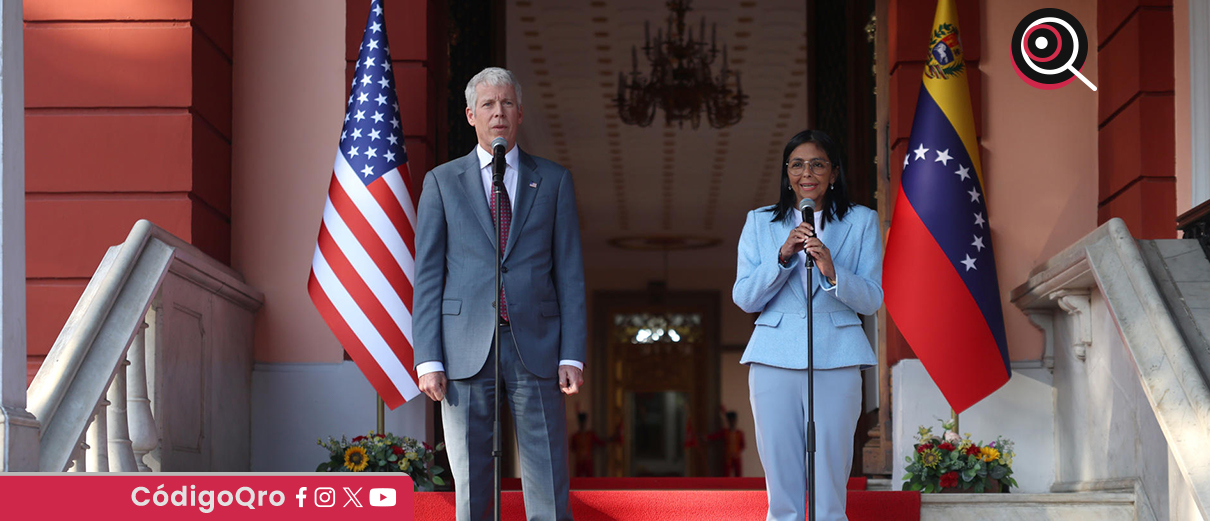 La presidenta encargada de Venezuela recibió al secretario de Energía de Estados Unidos