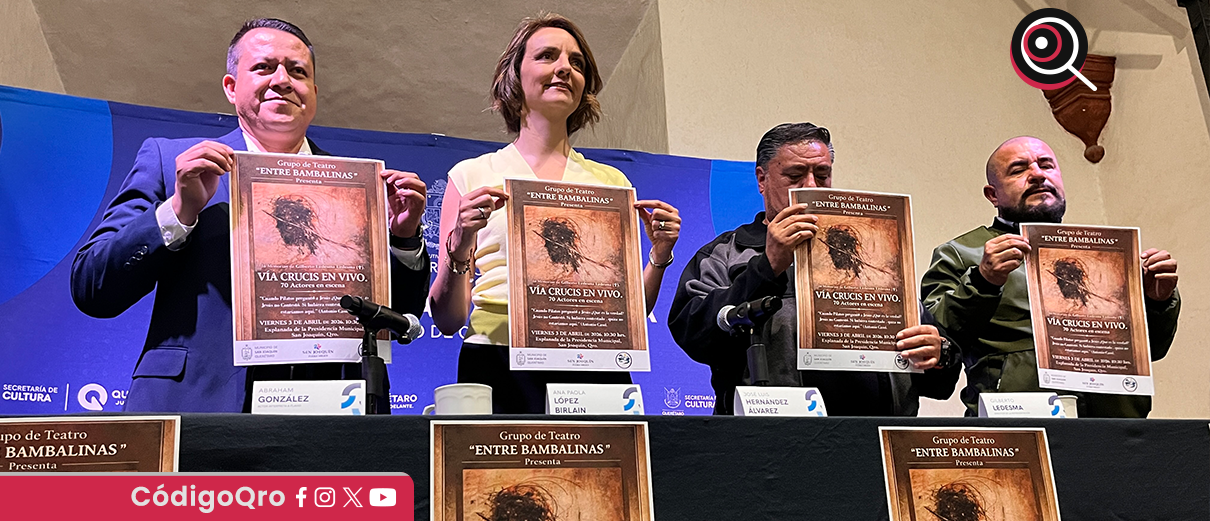 Anuncian representación en vivo del Viacrucis en San Joaquín