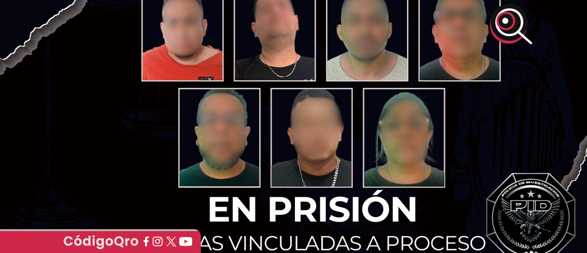 vinculan a proceso, 7 personas, secuestro, robo calificado, Colón,
