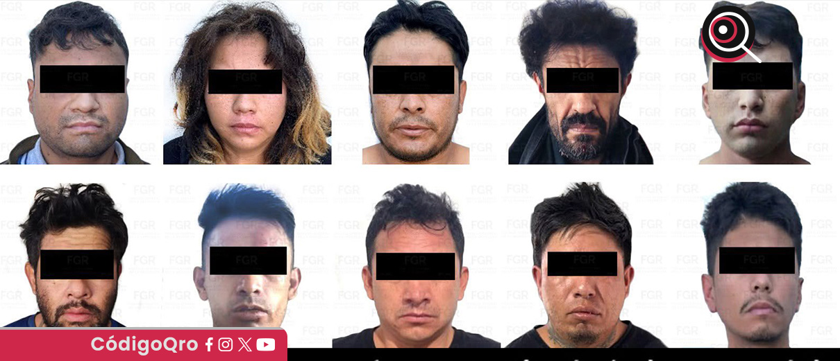 La FGR logró la vinculación a proceso penal de 10 personas por portación de armas de fuego