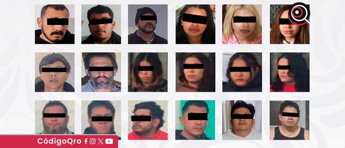 La FGR imputó a 30 integrantes de "Los Salazar" detenidos en Querétaro