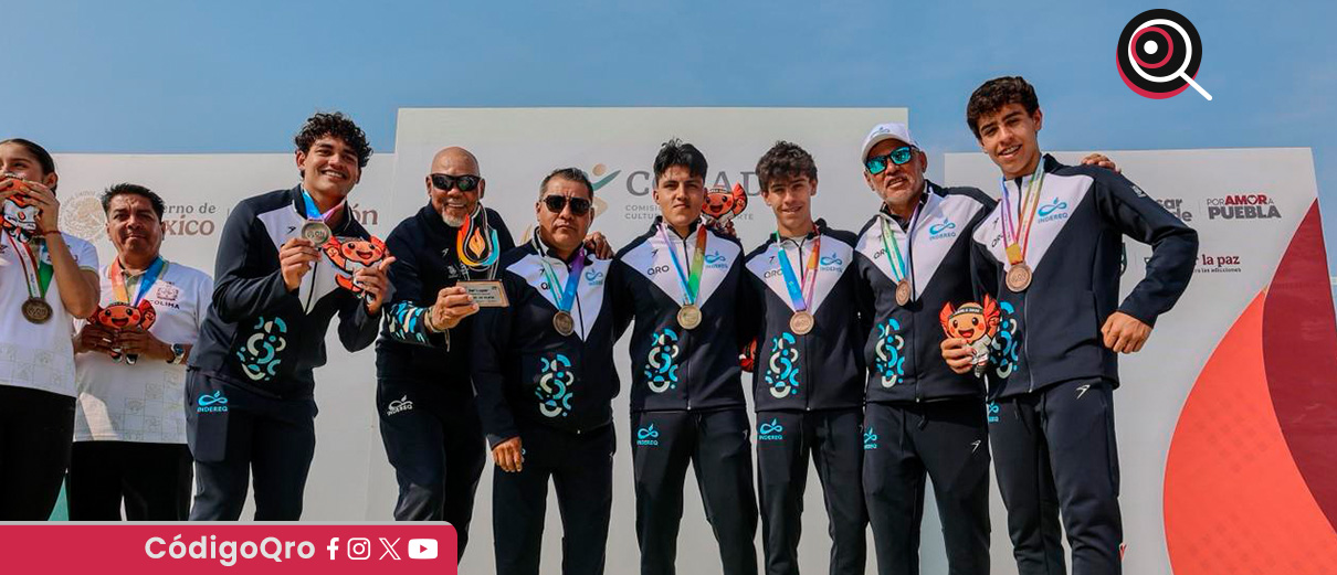 Querétaro ganó oro y bronce en voleibol de playa en la Olimpiada Nacional