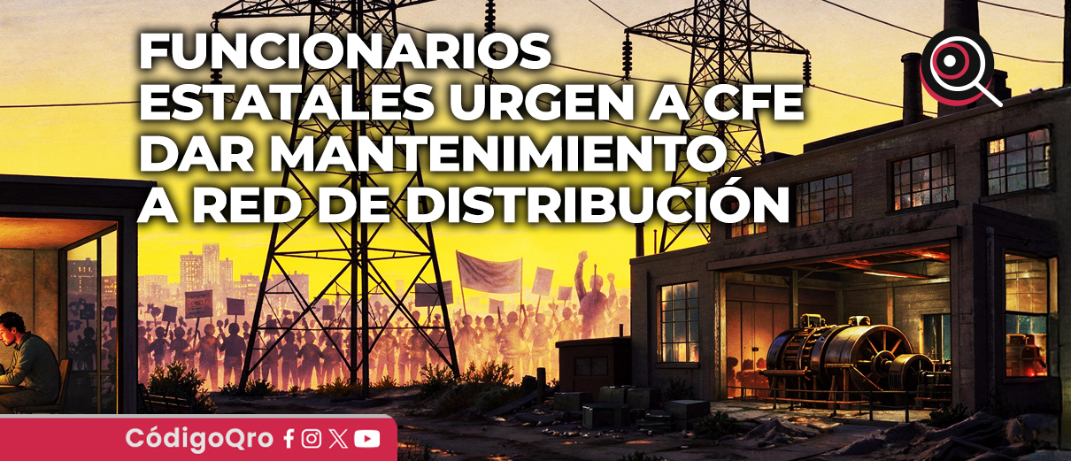 Funcionarios estatales urgen a CFE dar mantenimiento a red de distribución