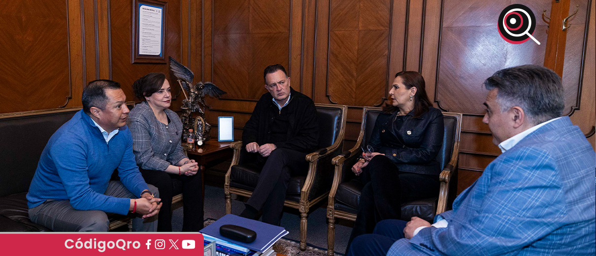 gobernador, reunión, rectora, UAQ,