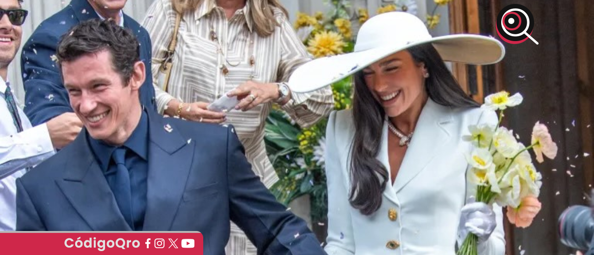La cantante británica Dua Lipa y el actor Callum Turner contrajeron matrimonio 