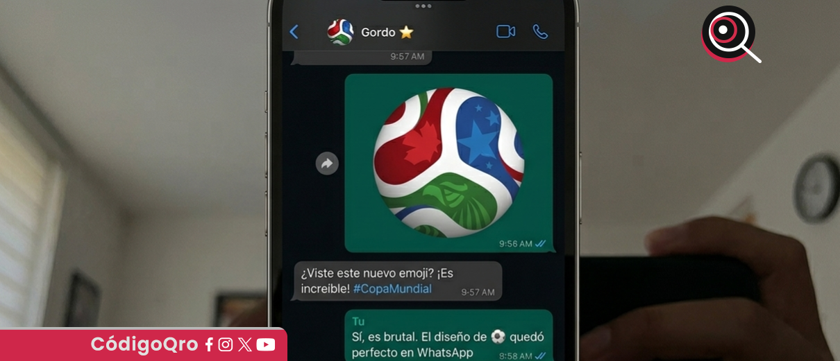 WhatsApp estrena emoji de balón mundialista