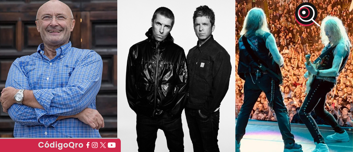 Salón de la Fama del Rock, Phil Collins, Iron Maiden, Oasis