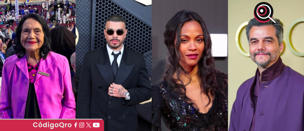 Rauw Alejandro, Zoe Saldaña, Benicio del Toro, Time