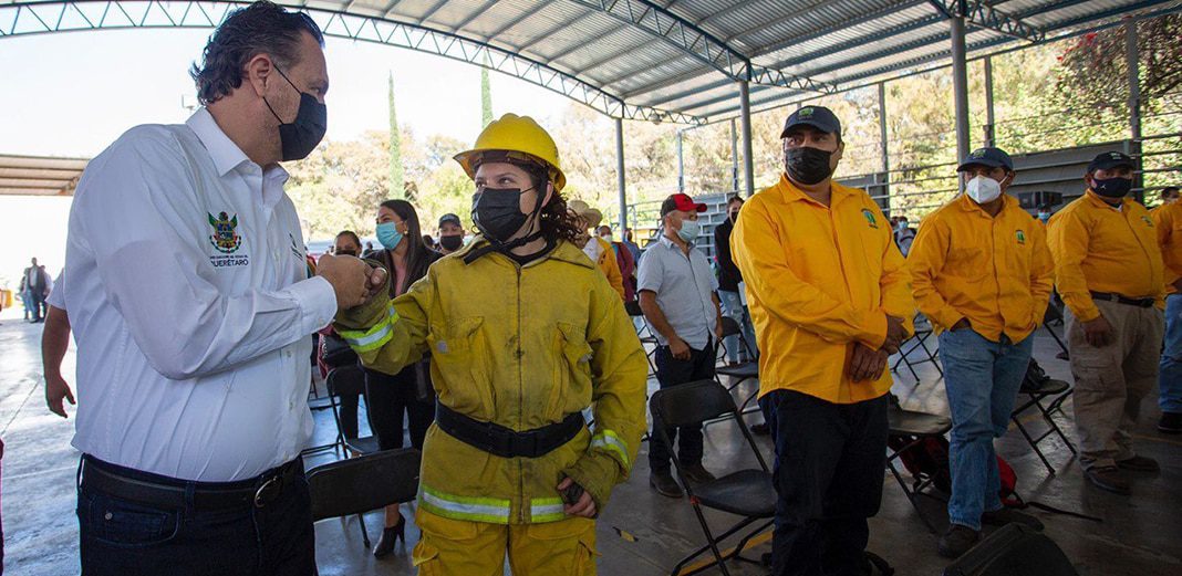 El mandatario estatal de Querétaro, Mauricio Kuri González, está de gira por la Sierra Gorda. Foto: Especial