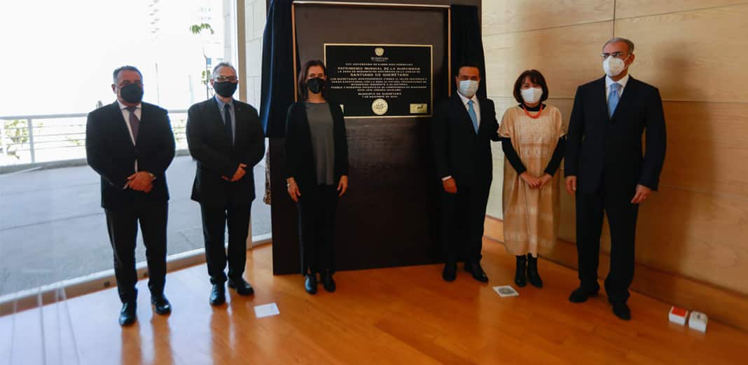 El Ayuntamiento del municipio de Querétaro conmemoró los 25 años del Centro Histórico como Patrimonio Cultural de la Humanidad. Foto: Especial