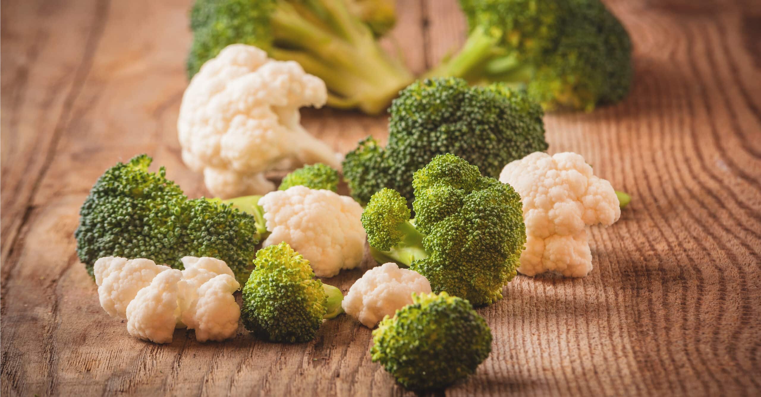 Algunos de los compuestos que previenen el envejecimiento se encuentran de forma natural en las verduras crucíferas, como el brócoli o la coliflor