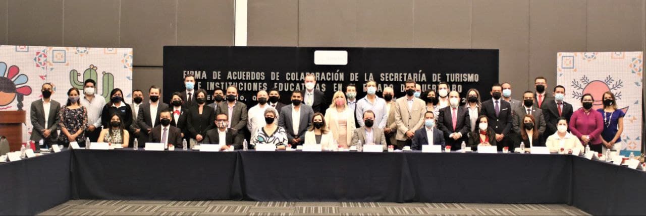 La SECTUR firmó diversos convenios de colaboración con 19 instituciones de educación superior que cuentan con carreras relacionadas con el turismo