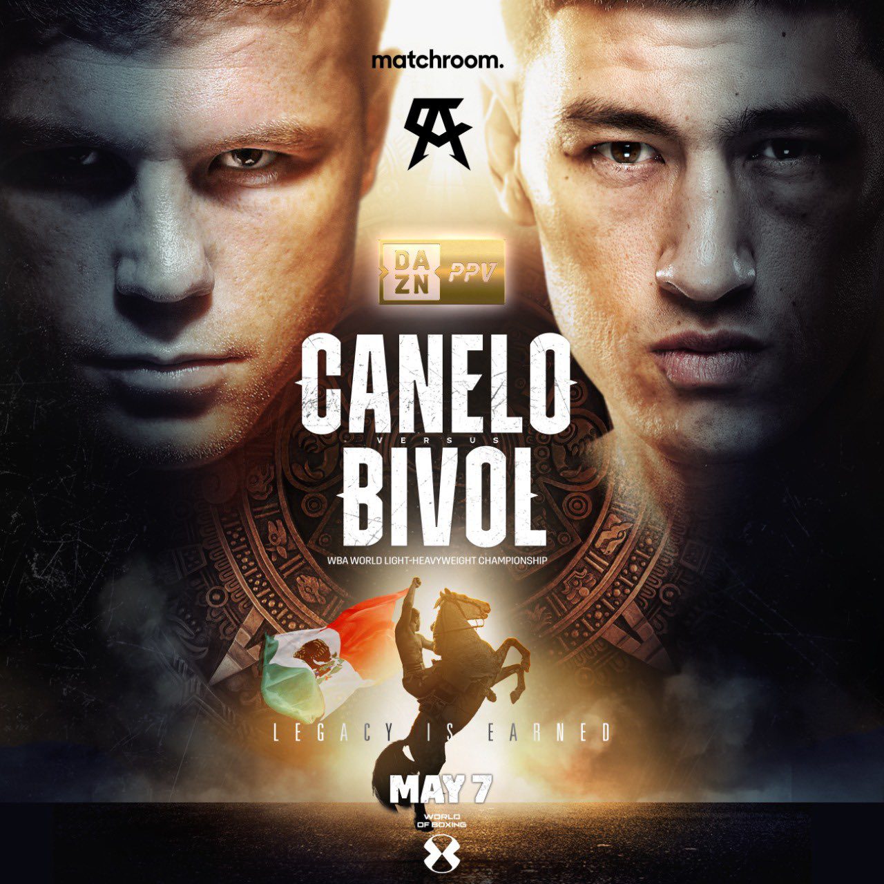 'Canelo' intentará despojar del título semicompleto de la Asociación Mundial de Boxeo al monarca ruso Dmitry Bivol