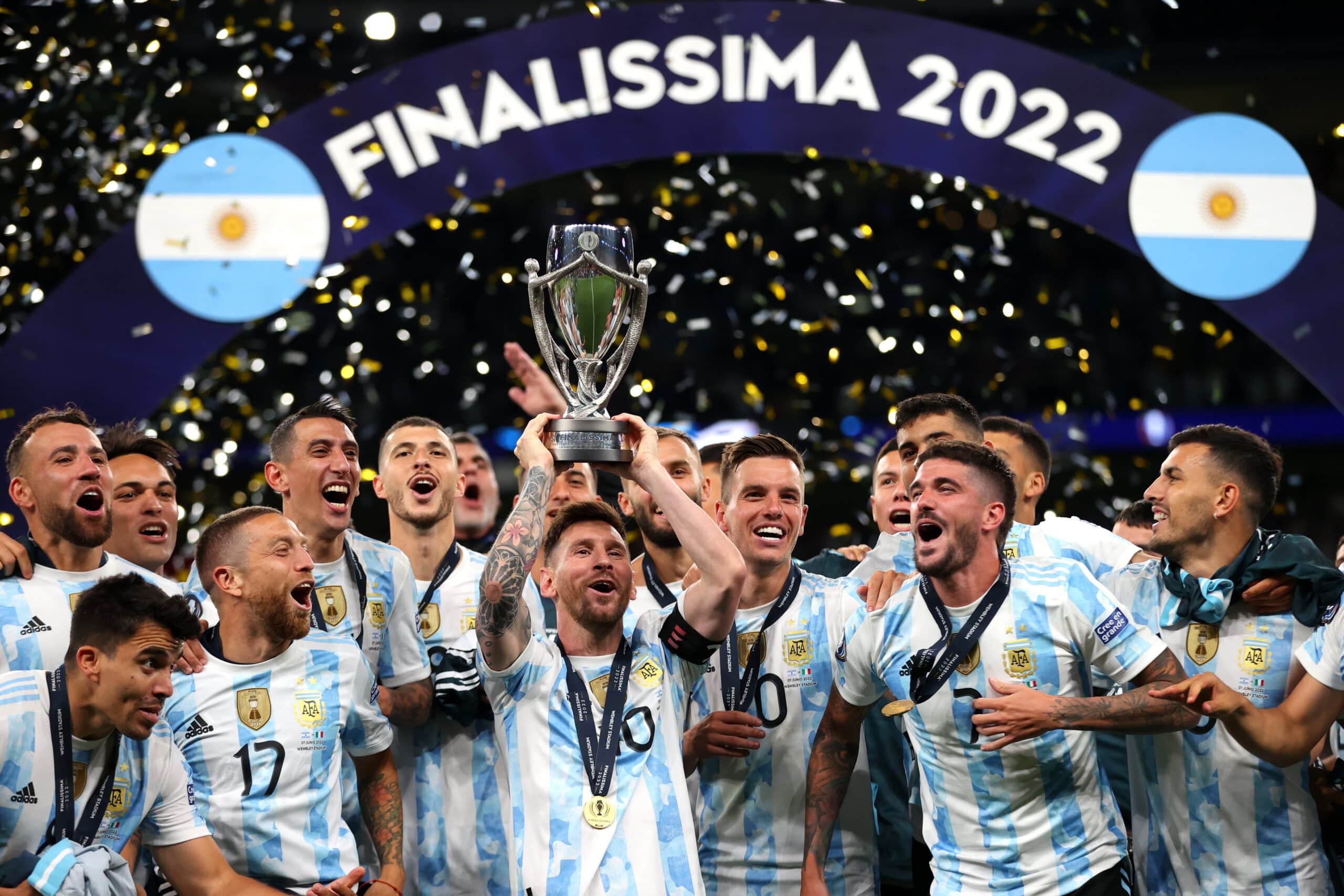 La Finalissima es el segundo título que conquista Argentina, en Selección mayor, en menos de un año