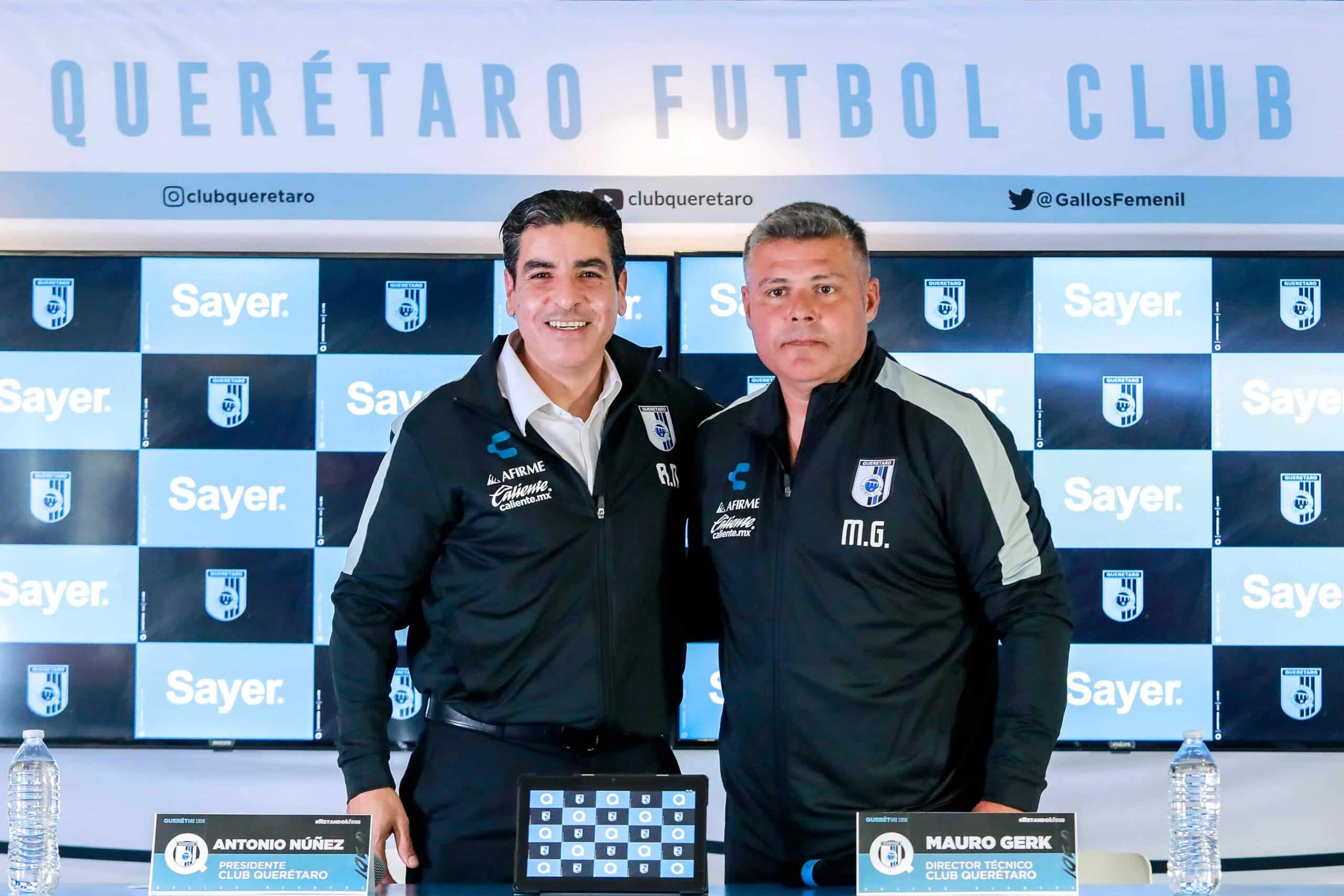 Mauro Gerk será director técnico de los Gallos Blancos de Querétaro durante un año. Foto: Especial