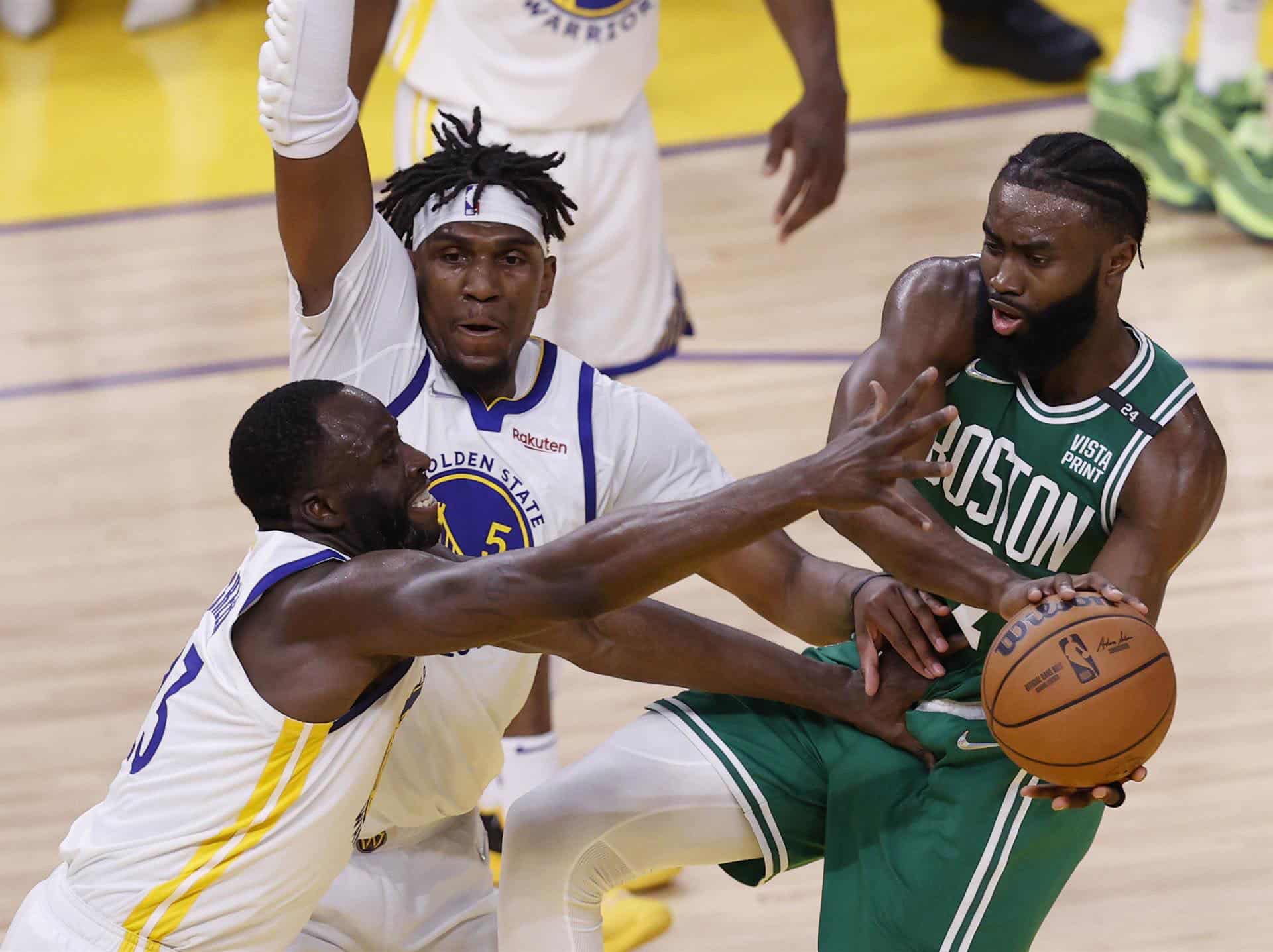 Las Finales de la NBA están empatadas 1-1 entre los Warriors y los Celtics. Foto: Agencia EFE