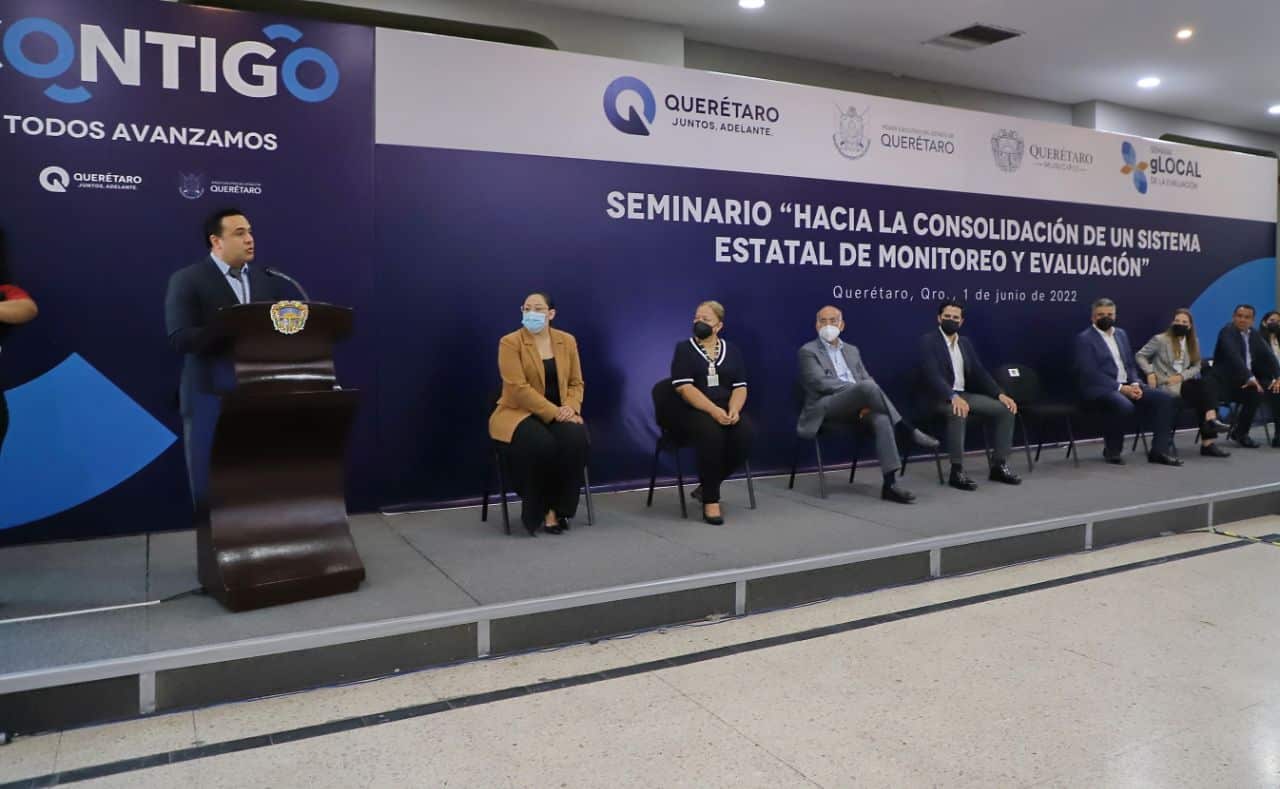 Luis Nava inauguró el seminario “Hacia la Consolidación de un Sistema Estatal de Monitoreo y Evaluación”