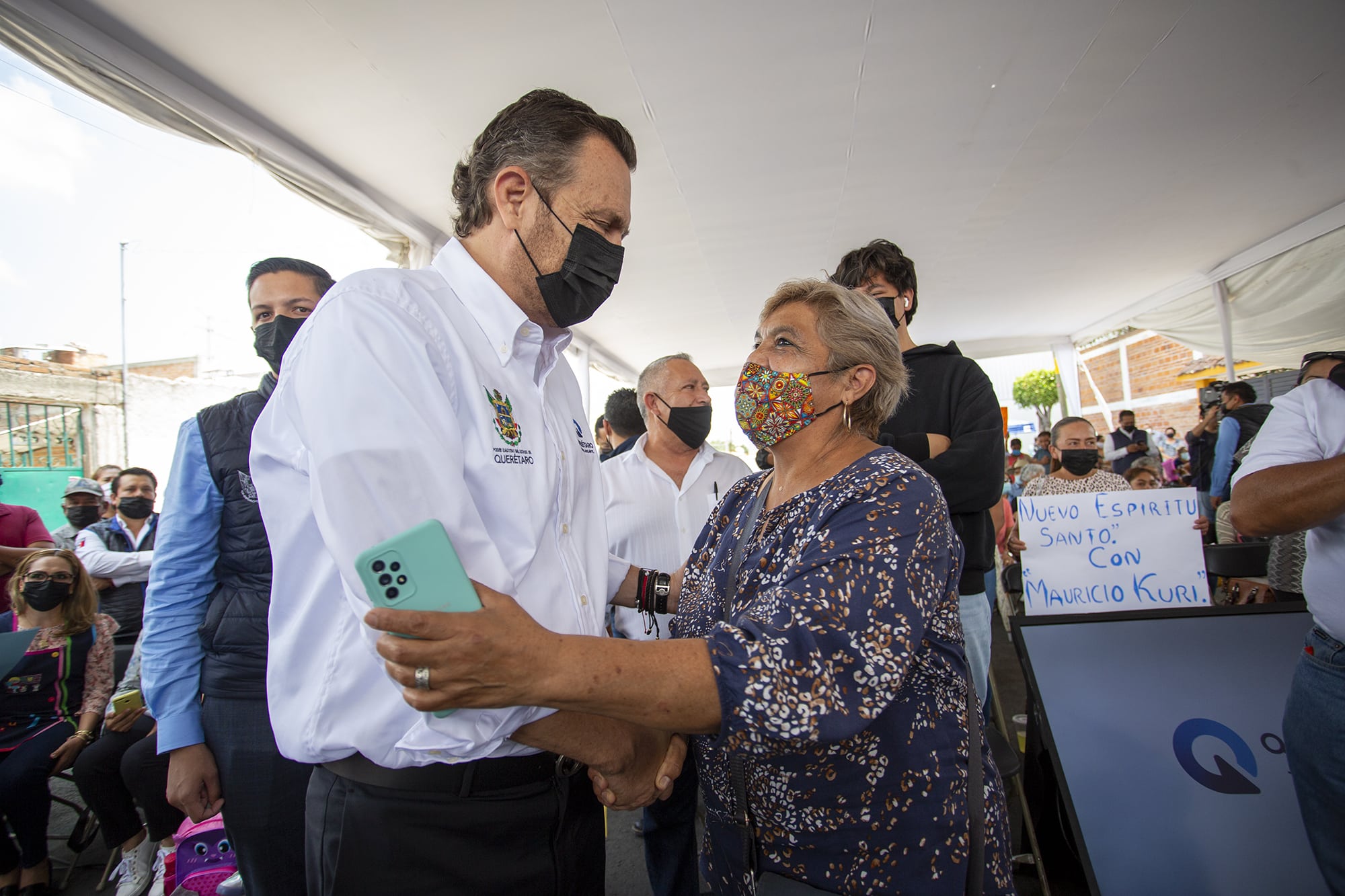 Kuri González señaló que, con dicha intervención se fortaleció la infraestructura vial de la zona