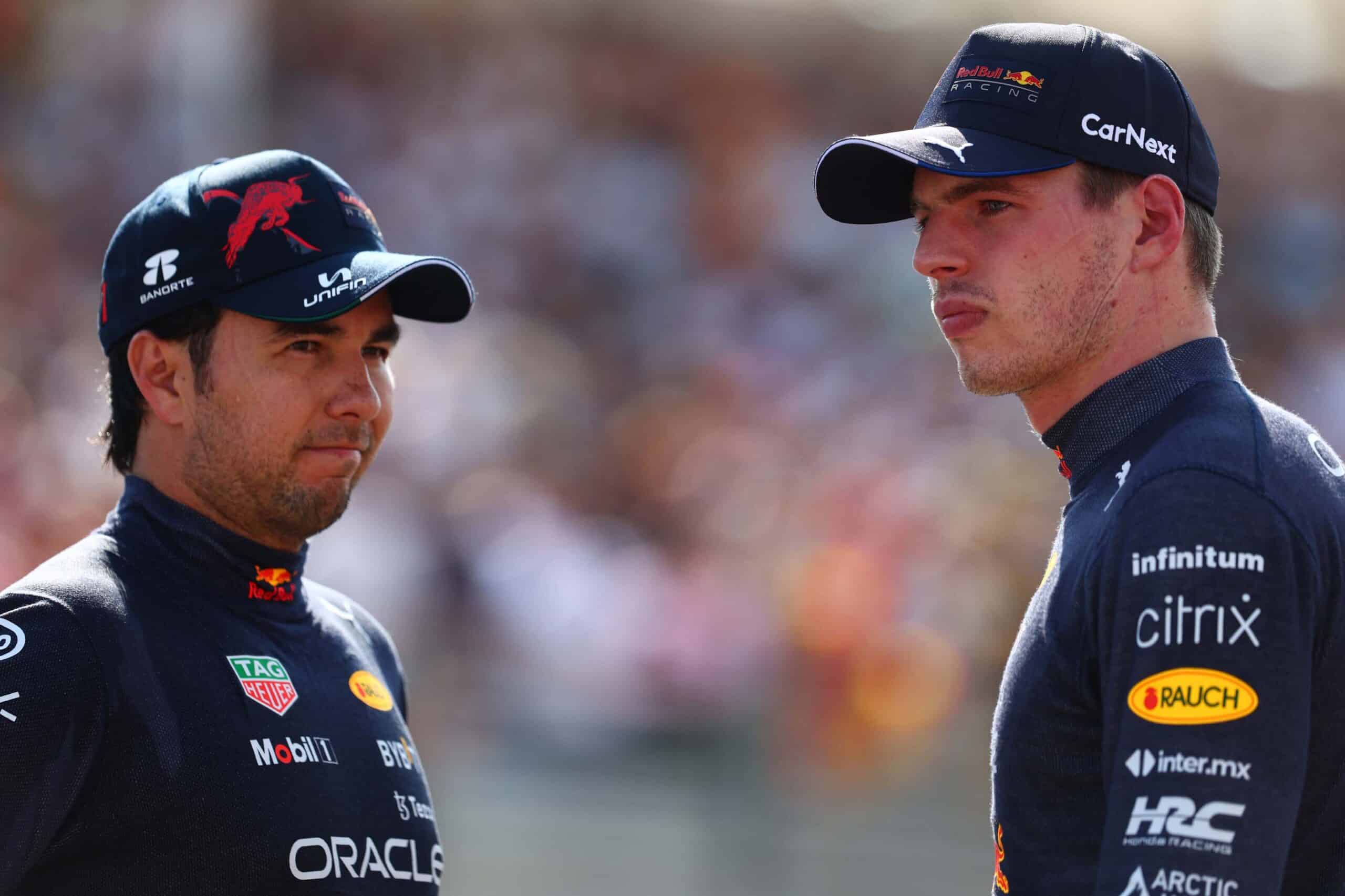 Verstappen y "Checo" buscarán repetir el podio logrado en Paul Ricard en 2021. Foto: Especial