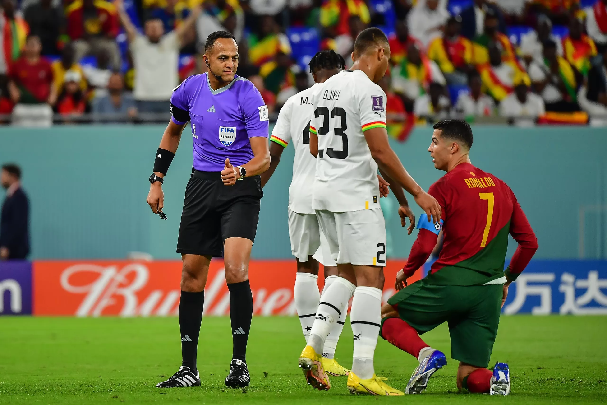 Durante los primeros 45 minutos Portugal no encontró portería rival