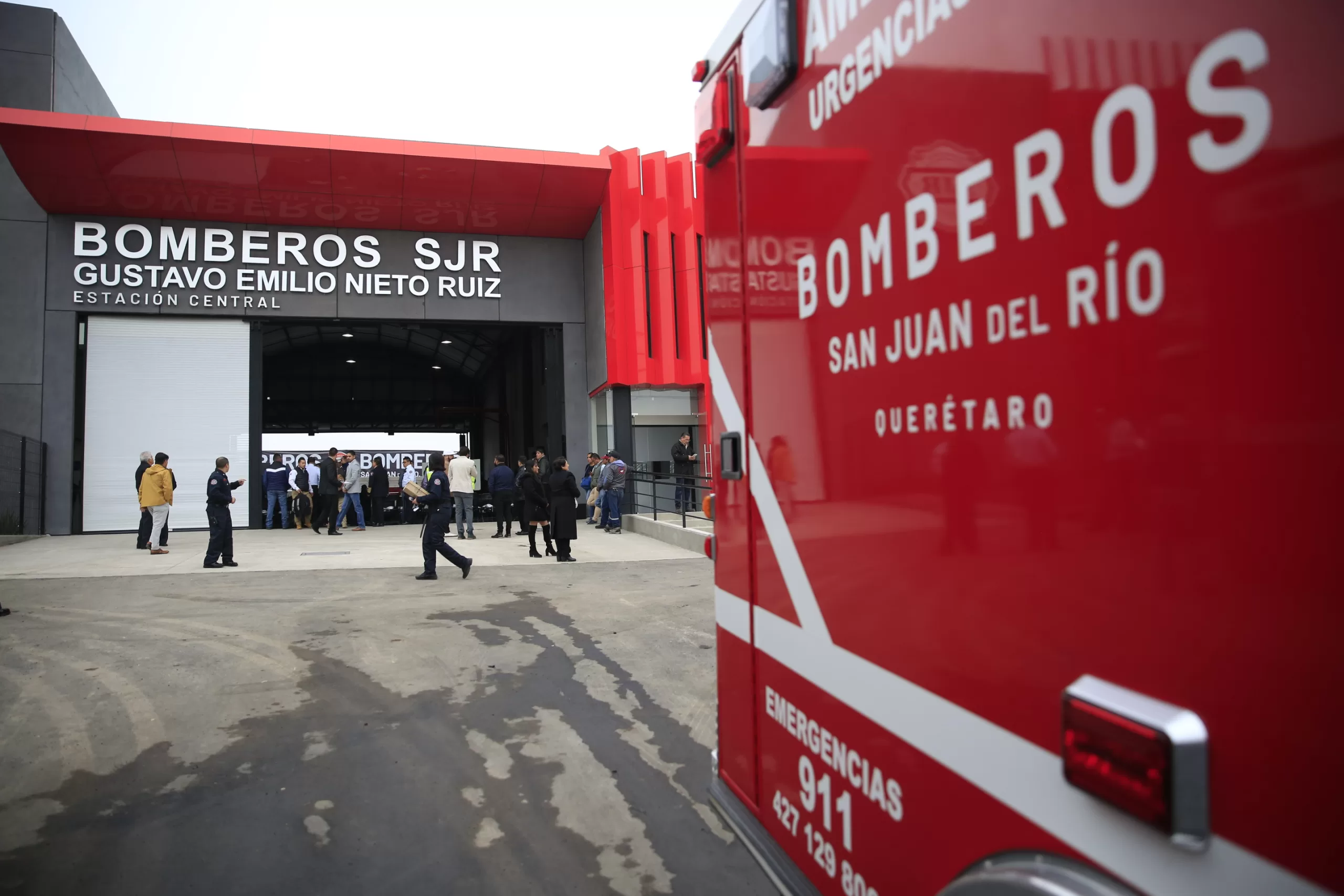 Hoy se cuenta con una moderna estación de bomberos que dará servicio oportuno al 33 por ciento de las emergencias en la demarcación