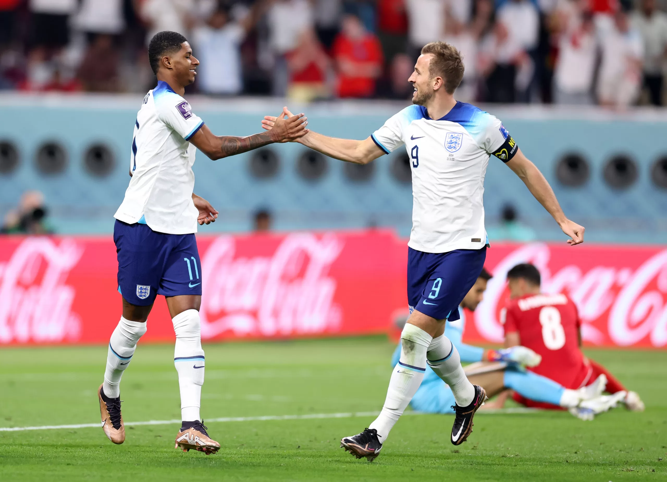 Kane colaboró con dos asistencias en el partido entre Inglaterra e Irán