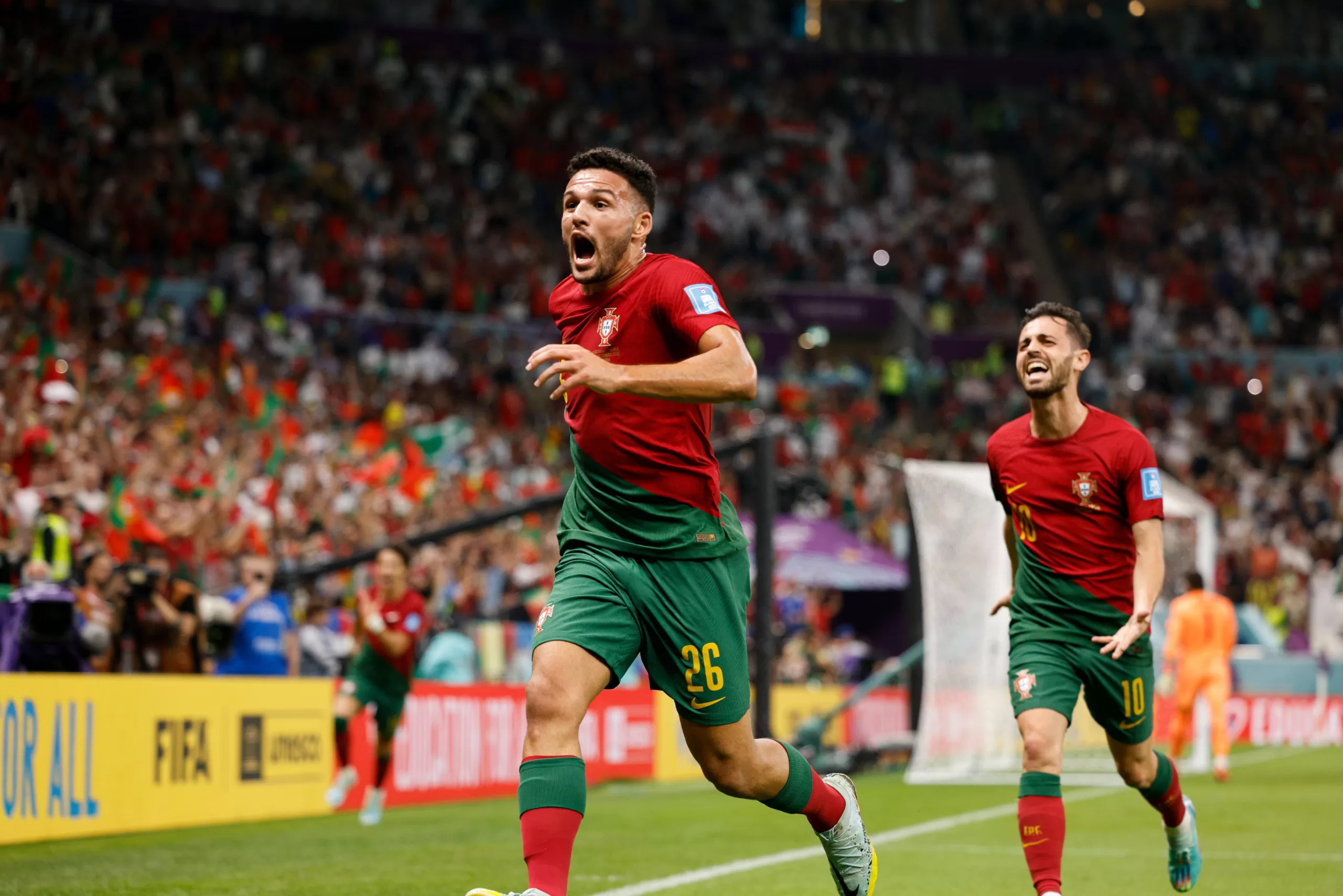 Gonçalo Ramos es el primer jugador en marcar tres goles en un partido en Qatar 2022