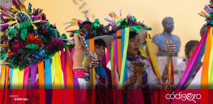 El estado de Querétaro engalana el Complejo Cultural Los Pinos. Foto: Especial
