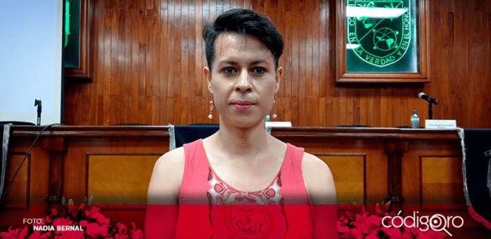 La activista Isla Aguilar celebró la propuesta de ley de identidad de género. Foto: Nadia Bernal