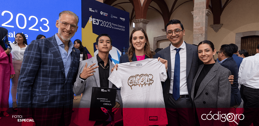 Entregan Premio Estatal de la Juventud 2023 CódigoQro