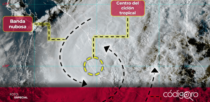 El huracán Lidia se intensificó a ciclón tropical categoría 4. Foto: Especial