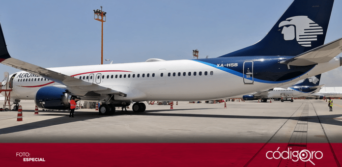 Aeroméxico revisa todos sus aviones Boeing 737 MAX-9 debido a fallas. Foto: Especial