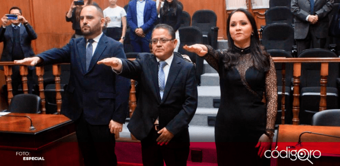 Los jueces Alberto Ramírez Hernández, Luis Alberto Gaona Reséndiz y Ma. Paz Vázquez Esquivel entrarán en funciones el 1 de febrero de 2024