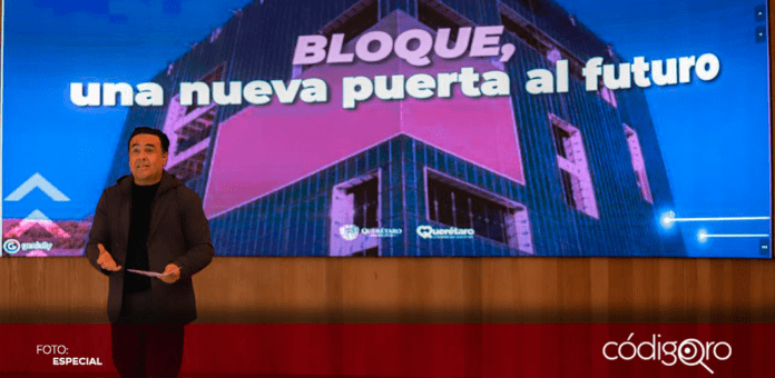 El presidente municipal de Querétaro, Luis Bernardo Nava Guerrero, encabezó presentación de BLOQUE. Foto: Especial