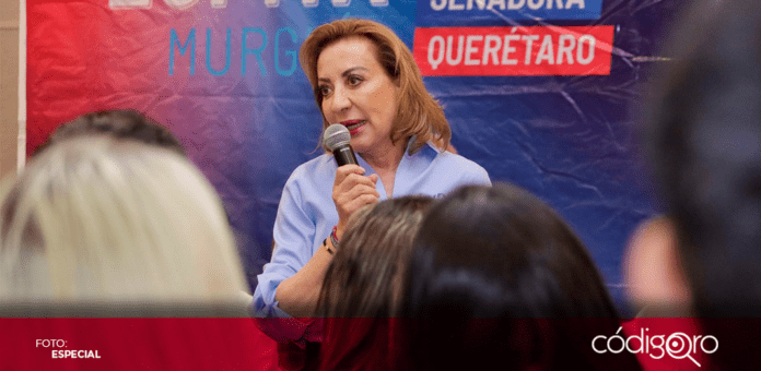 La candidata del PAN-PRI-PRD al Senado, Guadalupe Murguía, se comprometió a mantener los programas sociales. Foto: Especial
